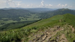 Bieszczady: Chłodno, mgliście i ślisko 