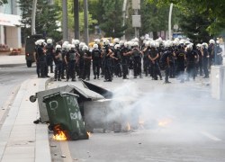 Brutalne działania tureckiej policji