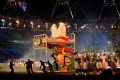 Artyści podczas ceremonii otwarcia igrzysk