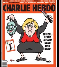 Charlie Hebdo szokuje okładką z kanclerz Niemiec 