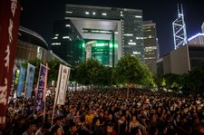 Chiny: Manifestacja na rzecz niepodległości Hongkongu