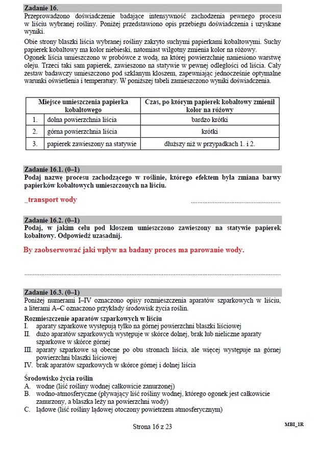 Matura 2015 z biologii: Arkusze i rozwiązania dla liceum CKE /