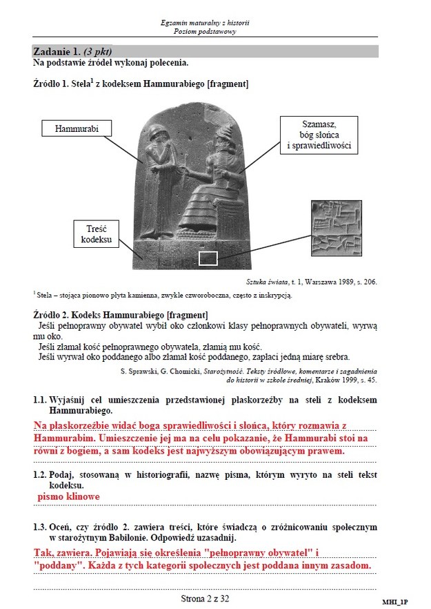 Matura 2015: Arkusze i odpowiedzi z historii dla technikum CKE /