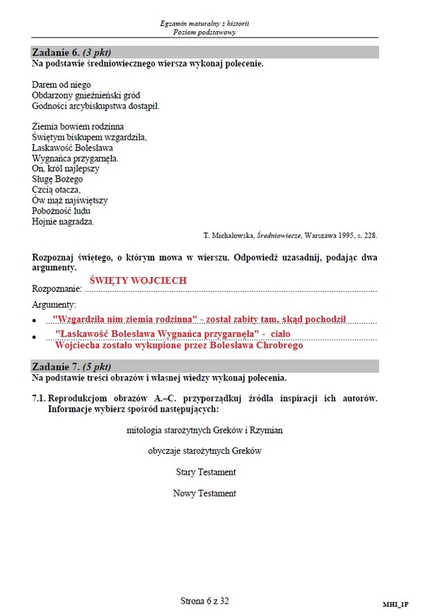 Matura 2015: Arkusze i odpowiedzi z historii dla technikum CKE /