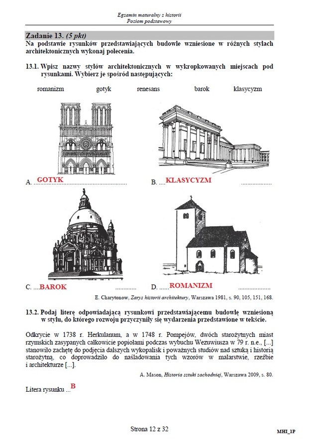 Matura 2015: Arkusze i odpowiedzi z historii dla technikum CKE /