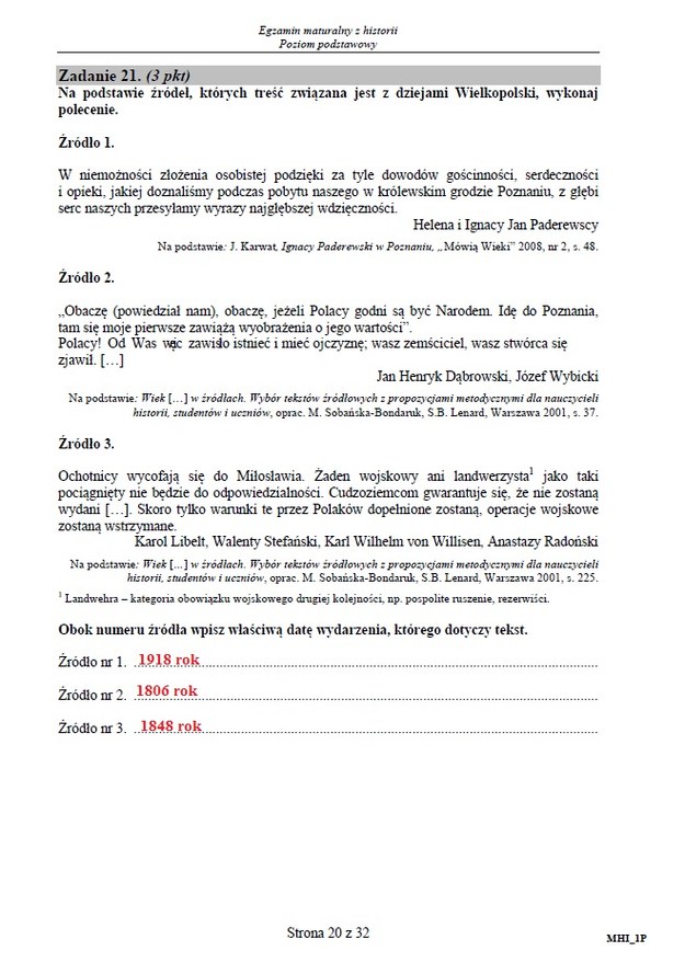 Matura 2015: Arkusze i odpowiedzi z historii dla technikum CKE /
