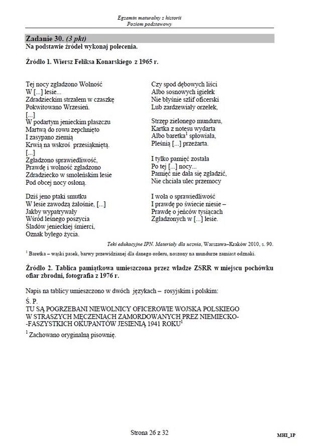 Matura 2015: Arkusze i odpowiedzi z historii dla technikum CKE /