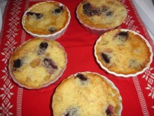 Clafoutis z winogron i swiezych fig czyli mi-figue mi-raisin