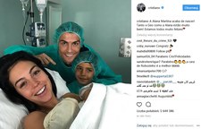 Cristiano Ronaldo pochwalił się narodzinami córeczki