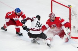 Czechy - Łotwa 3-1 na hokejowych MŚ