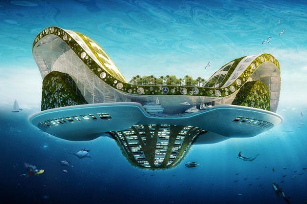 Czy Lilypads kiedykolwiek powstaną? (Fot. Vincent Callebaut) /Internet