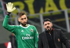 Donnarumma we łzach po transparencie kibiców AC Milan