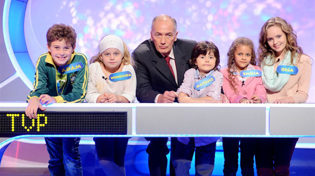 Serialowe dzieciaki w „Familiadzie” Drużyna "Dzieci TVP" / /Agencja W. Impact