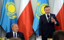 Duda: Wizyta Nazarbajewa wyznacza nowe kierunki współpracy Polski i Kazachstanu