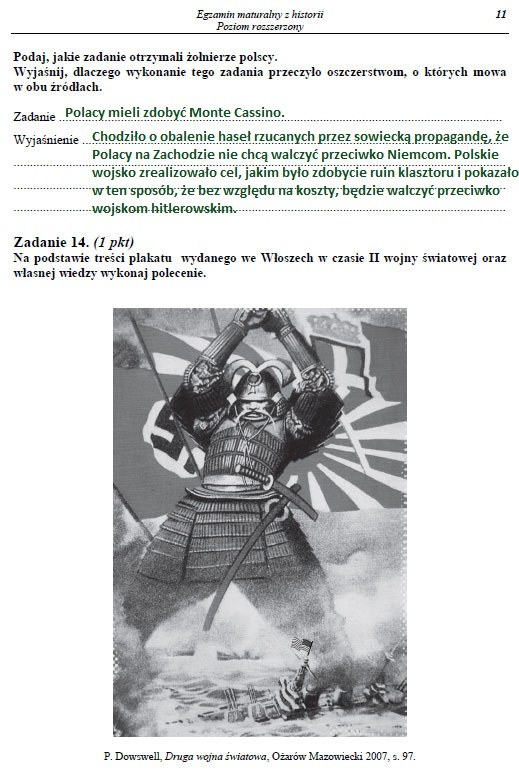 Egzamin maturalny z historii - poziom rozszerzony. Arkusz i rozwiązania Egzamin maturalny z historii - poziom rozszerzony. Arkusz i rozwiązania /INTERIA.PL