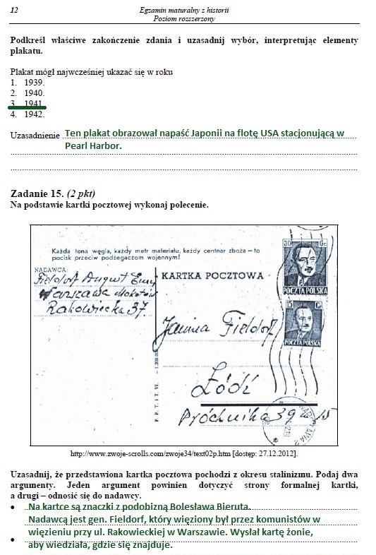 Egzamin maturalny z historii - poziom rozszerzony. Arkusz i rozwiązania Egzamin maturalny z historii - poziom rozszerzony. Arkusz i rozwiązania /INTERIA.PL