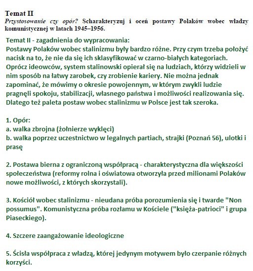Egzamin maturalny z historii - poziom rozszerzony. Arkusz i rozwiązania Egzamin maturalny z historii - poziom rozszerzony. Arkusz i rozwiązania /INTERIA.PL