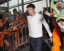 Weteran holenderskiej kadry, Mark van Bommel i fani "Oranje"