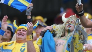 Euro 2012: Szwedzkie miasteczko kibiców w centrum Kijowa