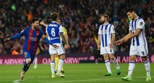 FC Barcelona - Real Sociedad 3-2 w 32. kolejce Primera Division