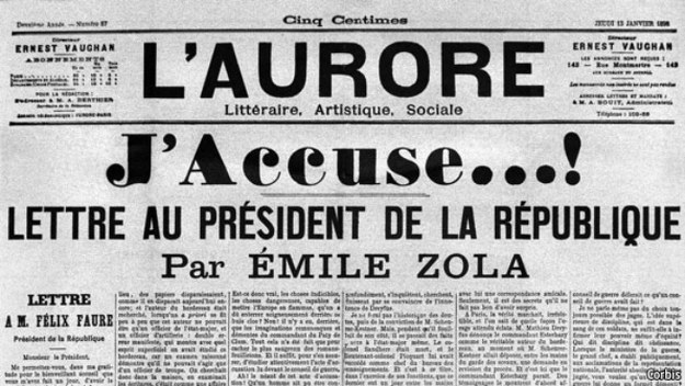 Fragment gazety, w której ukazał się list Zoli do prezydenta /materiały prasowe