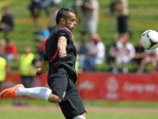 Frankowski podpowiadał polskim piłkarzom
