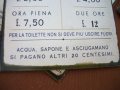 Informacja, ze toaleta znajduje sie pod dachem a nie na dworze,
za specjalna oplata mozna dostac wode. mydlo i recznik.
Pelny luksus 
