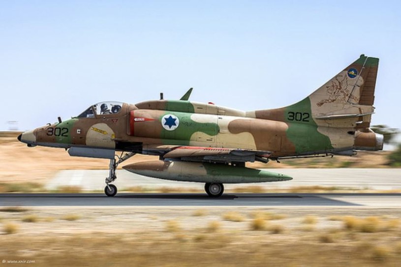 Izraelski A-4 Skyhawk /Wikimedia Commons /INTERIA.PL/materiały prasowe