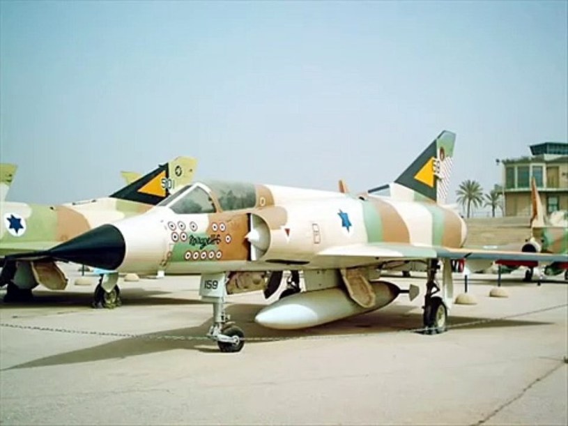 Izraelski Dassault Mirage III /Wikimedia Commons /INTERIA.PL/materiały prasowe