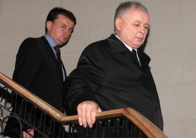 Jarosław Kaczyński i Mariusz Błaszczak / fot. J. Waszkiewicz /Reporter