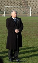 Jarosław Kaczyński i piłka nożna