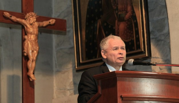 Jarosław Kaczyński podczas Ogólnopolskiego Kongresu Katolików /Waldemar Deska /PAP