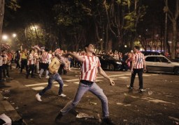 Kibice Atletico starli się z policją