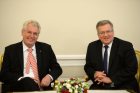 Komorowski i Zeman o nowym budżecie UE i o energetyce 
