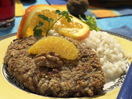 Kotlet w orzechowej skorupce