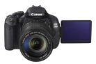 Lustrzanka posiada matrycę APS-C CMOS o rozdzielczości 18 megapikseli, procesor obrazu DIGIC 4,  9-punktowy autofokus i może fotografować z szybkością 3,7 kl/sek. Aparat oferuje też odchylany wyświetlacz LCD i funkcję filmowania Full HD. 