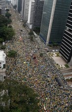 Masowe protesty w Brazylii