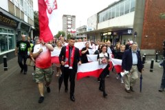 Maszerowali w milczeniu, by upamiętnić Polaka zabitego w Harlow