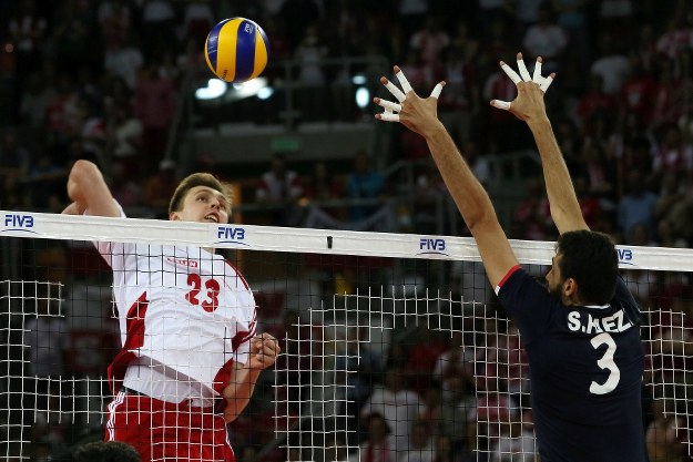 Mateusz Bieniek  i Irańczyk Faezi Saman /Waldemar Deska /PAP