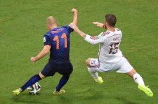 MŚ 2014 - Arjen Robben najszybszym piłkarzem na świecie