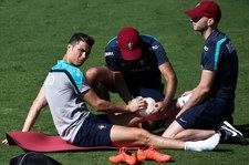 ​Mundial 2014: Cristiano Ronaldo nie dokończył treningu. Zszedł z okładem z lodu