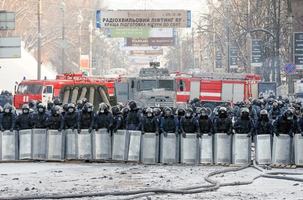 Na Ukrainie od dwóch miesięcy trwają protesty /PAP/EPA/SERGEY DOLZHENKO /PAP/EPA