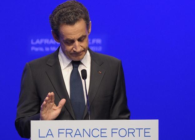 Nicolas Sarkozy po wyborczej porażce /PAP/EPA