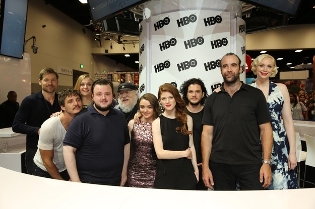 Obsada "Gry o tron" podczas konwnetu Comic-Con w 2014 roku /Getty Images