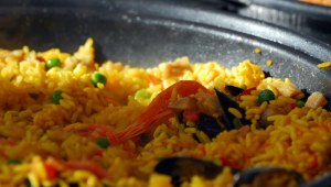Paella z kurczakiem