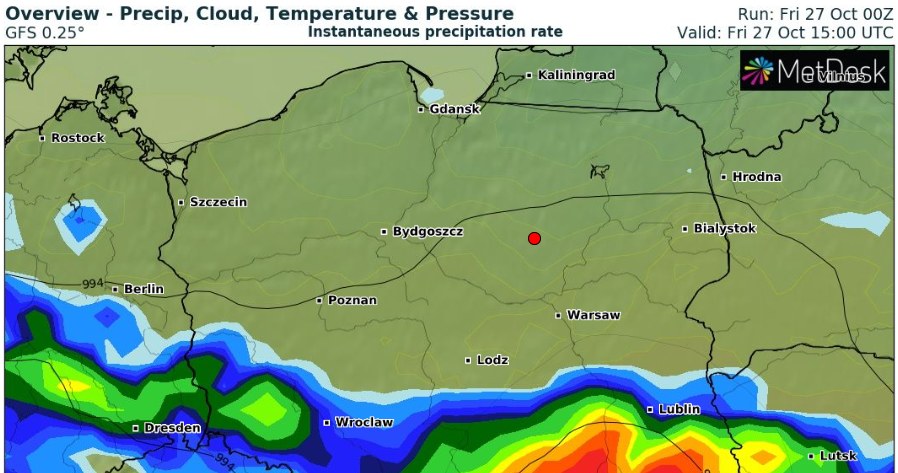 Prognoza pogody na piątek Deszcze śnieg i alerty Pogoda w INTERIA PL