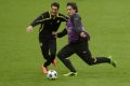 Piłkarze Borussii i Bayernu trenowali na Wembley. Galeria