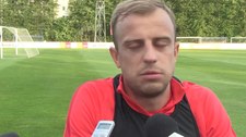 Polska - Rumunia. Kamil Grosicki przed meczem. Wideo