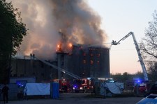 Poznań: Pożar młyna. Kilkanaście zastępów w akcji