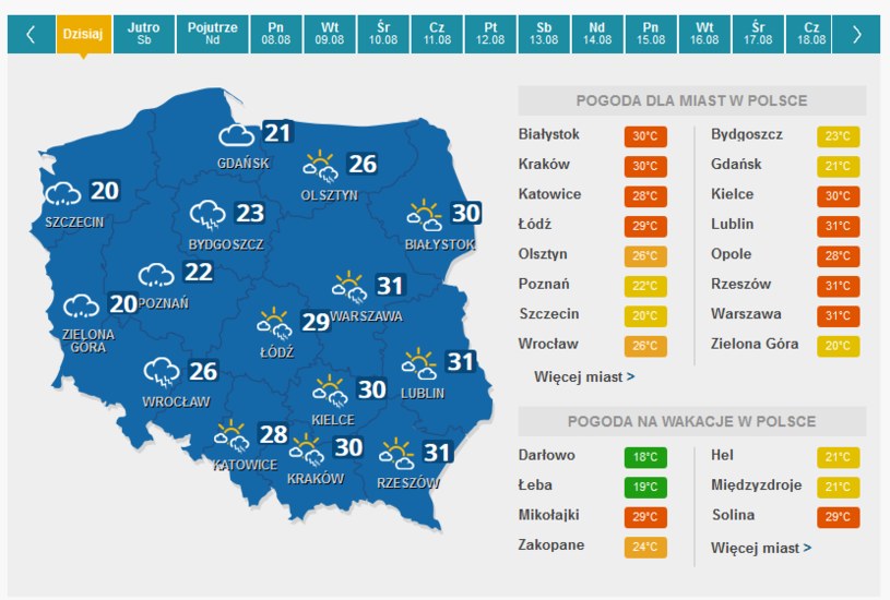 Prognoza Pogody Na Weekend Pogoda W INTERIA PL